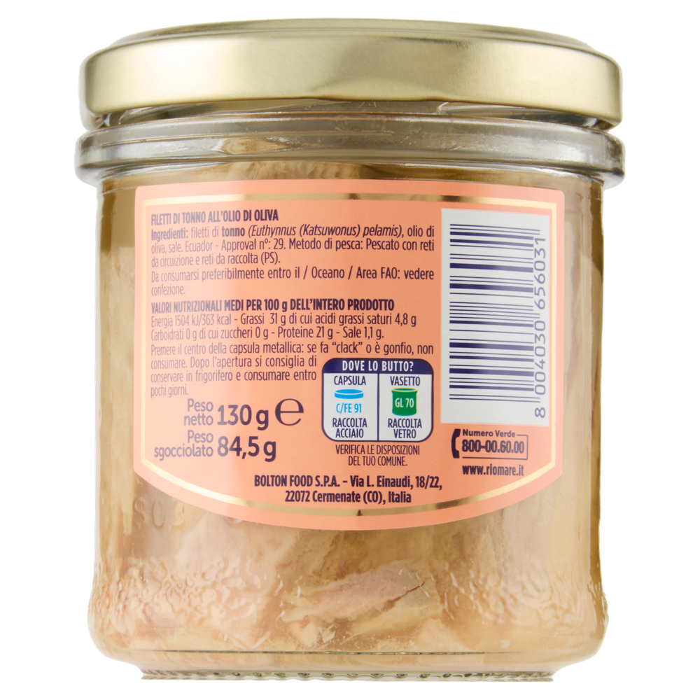 Filetti Di Tonno All'olio Di Oliva Rio Mare - Foto 3
