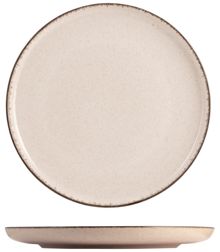Piatto Frutta Pearl Crema - Foto 1