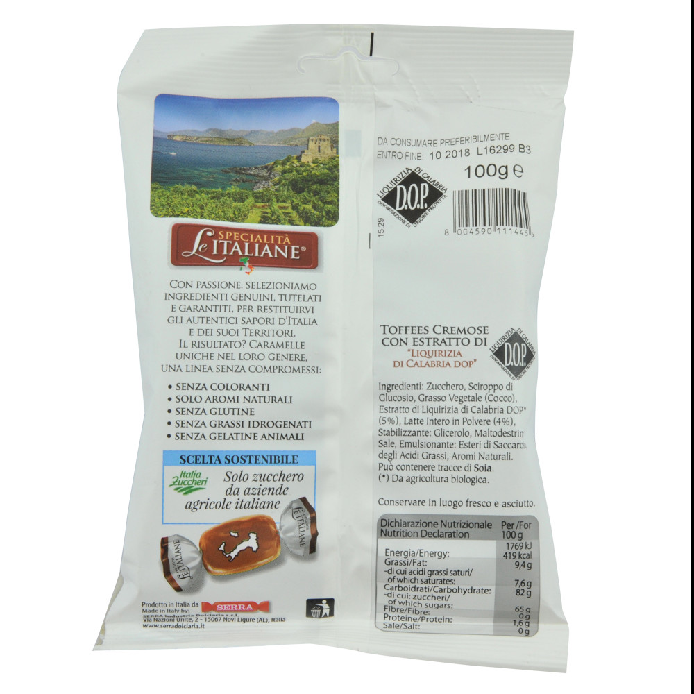 Caramelle Toffee Alla Liquirizia Le Specialità Italiane Serra - Foto 2