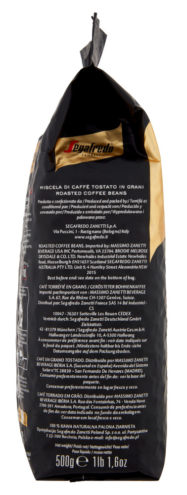 Caffè Espresso Classico In Grani Gusto Ricco Segafredo Zanetti - Foto 2