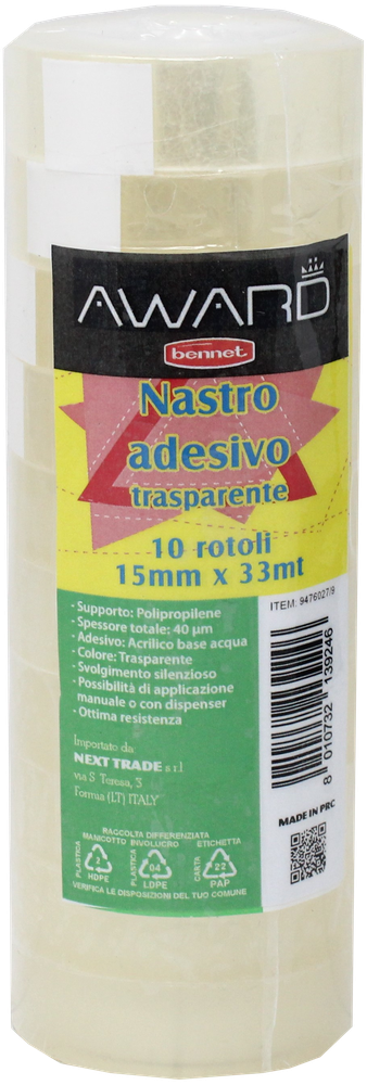 Nastro Adesivo Trasparente - Foto 1