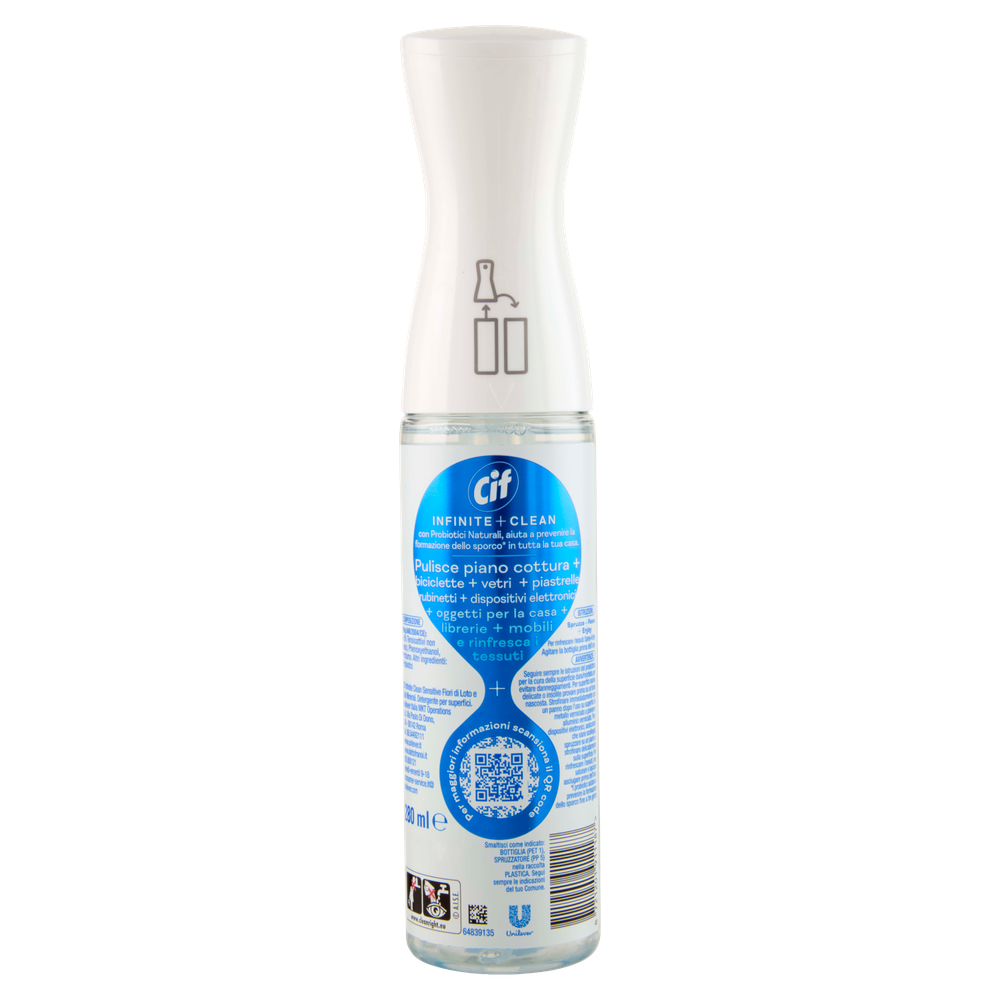 Cif Infinite Clean Fiori Di Loto E Sali Minerali 280 Ml - Foto 3
