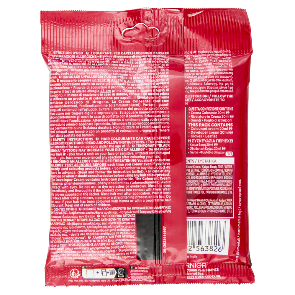 Colorazione Capelli Color Sensation Retouch Castano Garnier - Foto 3