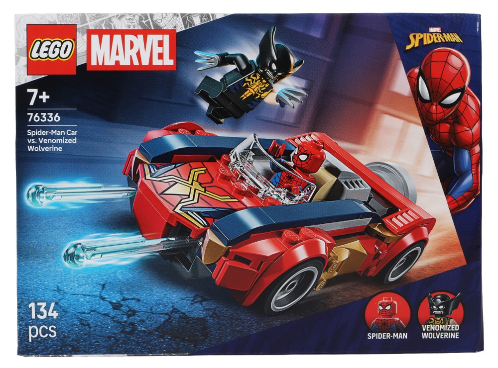 Auto Di Spider-Man Vs. Venomized Wolverine Lego Super Heroes - Foto 1