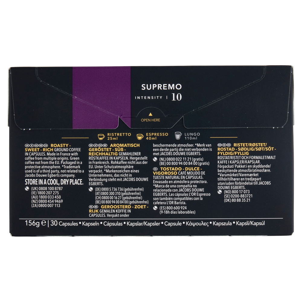 Caffè Supremo Capsule Compatibili Con Nespresso 30pz L'or - Foto 3