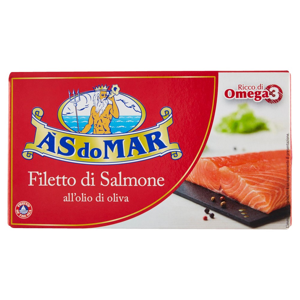 Filetto Di Salmone In Olio D'oliva Asdomar - Foto 1