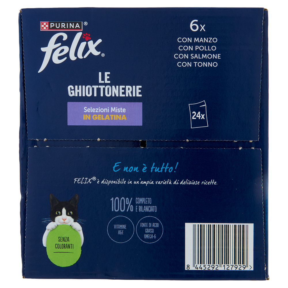Umido Per Gatti Ghiottonerie Selezioni Miste 24x85g Felix - Foto 2