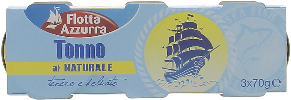 Tonno Al Naturale 3x70g Flotta Azzurra - Foto 1