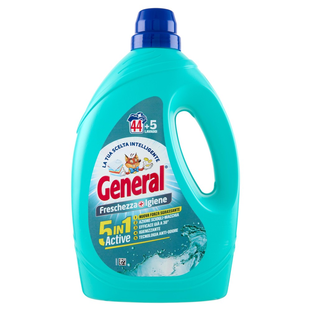 Detersivo Liquido Lavatrice 5in1 Freschezza E Igiene 44 Lavaggi Genera - Foto 1
