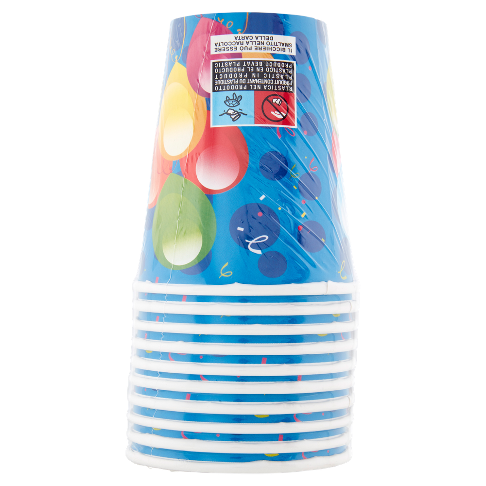 10 Bicchieri Decoro Palloncini - Foto 3