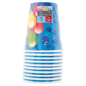 10 Bicchieri Decoro Palloncini - Foto 3