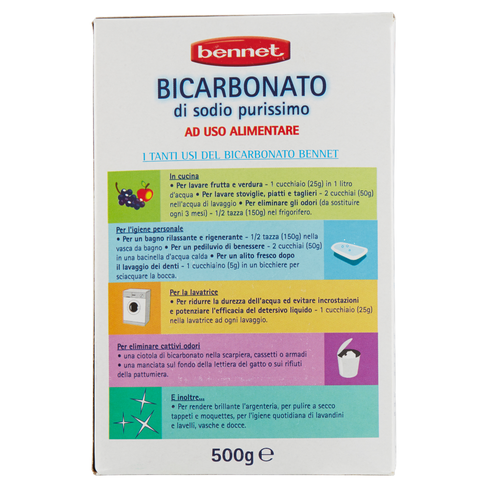 Bicarbonato Di Sodio Purissimo Ad Uso Alimentare Bennet - Foto 3