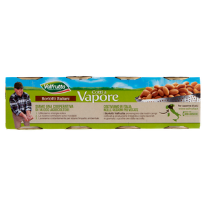Fagioli Borlotti Italiani Cotti A Vapore 4x140g Valfrutta - Foto 3