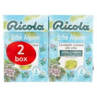 Ricola Mentolo Senza Zucchero 2 Box Ricola Mentolo Senza Zucchero 2 Box