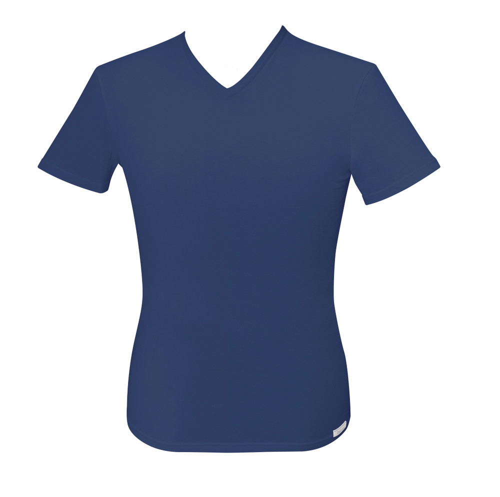 Maglia Intima Uomo Scollo V XXL Blu Delinea - Foto 1