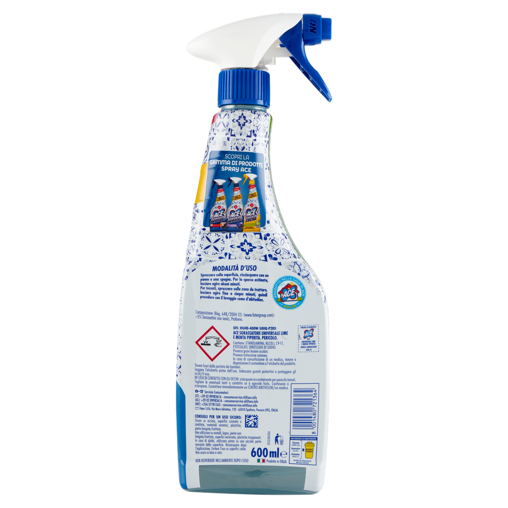 Detergente Multisuperficie Spray Limone Ace - Foto 3