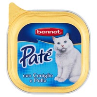 Pate ' Per Gatti Coniglio E Pollo Bennet Pate ' Per Gatti Coniglio E Pollo Bennet