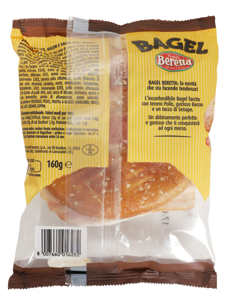 Bagel Pollo Bacon Senape Beretta - Foto 3