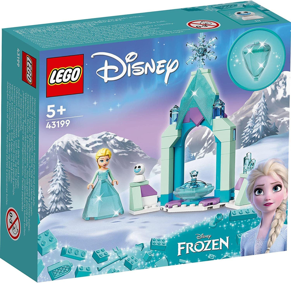 Il Cortile Del Castello Di Elsa Frozen Lego Disney 5+