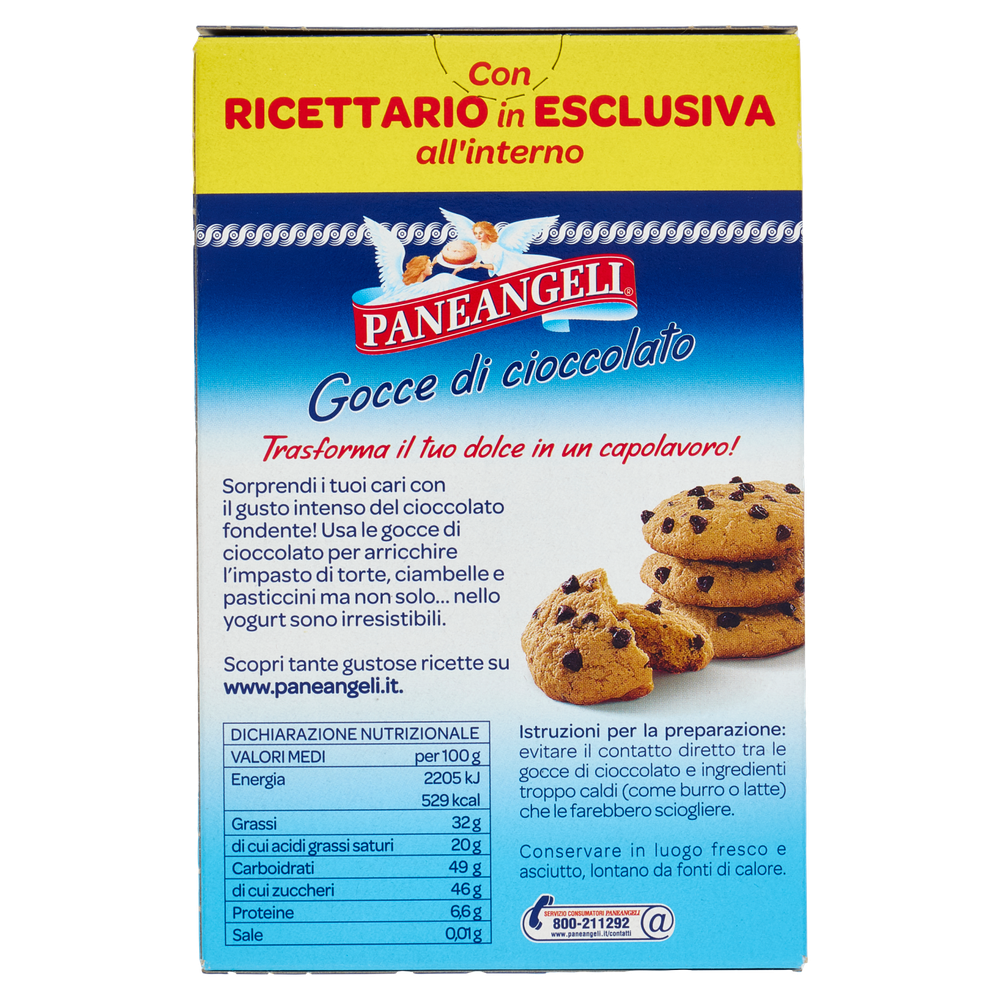 Gocce Di Cioccolato Fondente Per Decorazione Torte Paneangeli - Foto 3
