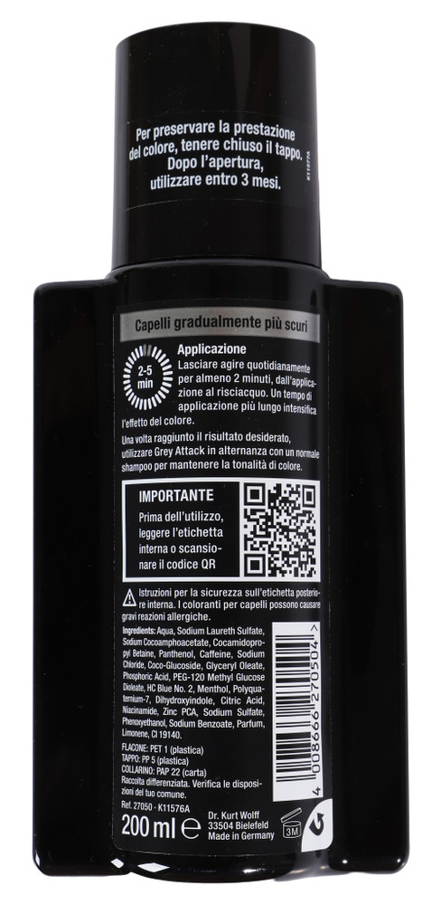Alpecin Grey Attack Shampoo Caffeina & Color - Foto 3