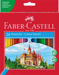 24 Matite Colorate Eco Il Castello + 3 Bicolor