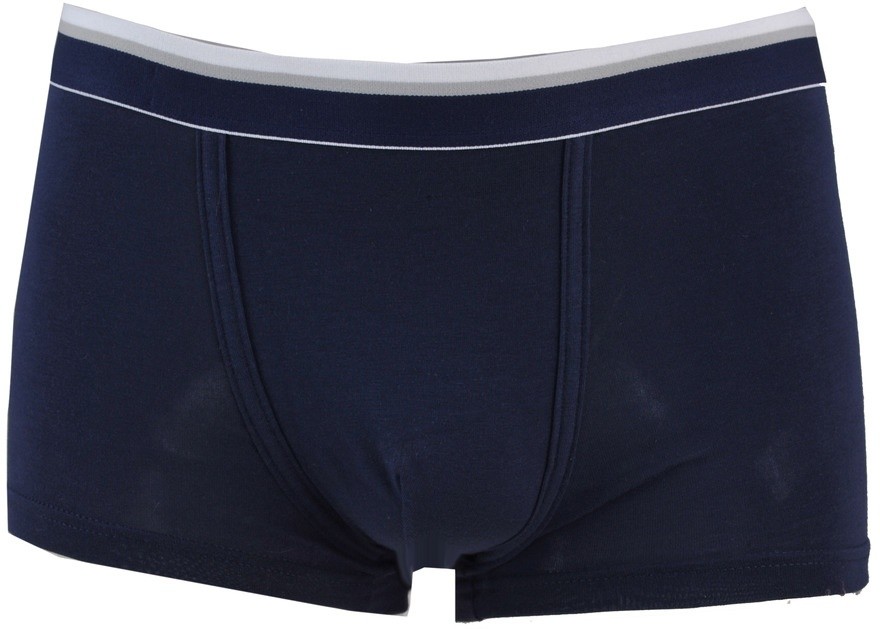 Boxer Uomo Elastico Parlato Con Riga S Blu Delinea - Foto 1
