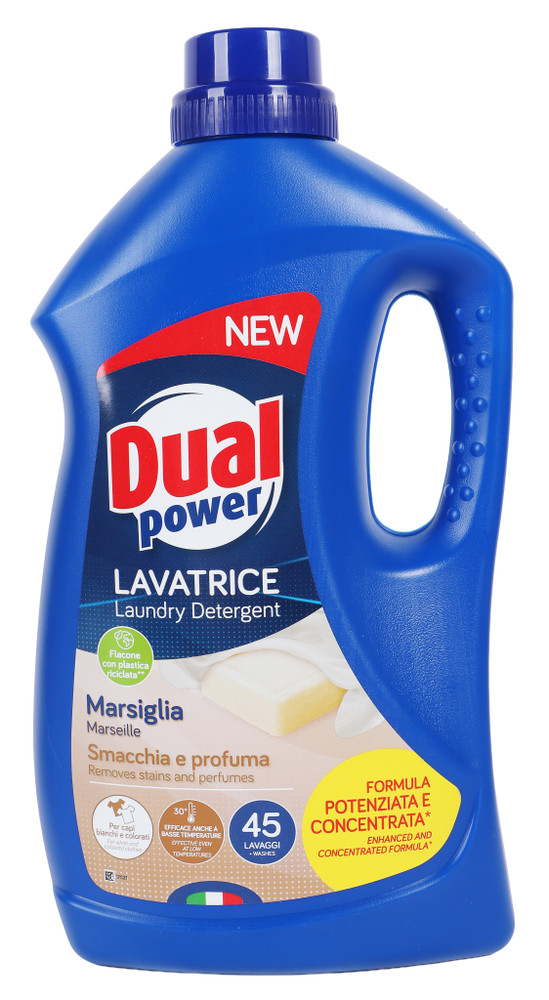 Detersivo Liquido Per Lavatrice Marsiglia Dual Power 45 Lavaggi - Foto 1