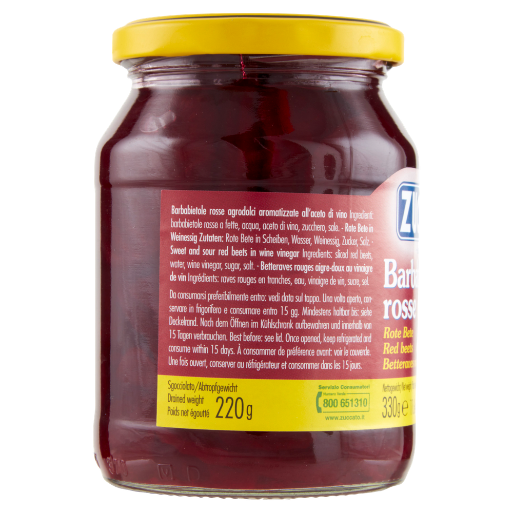 Barbabietole Rosse Agrodolci Aromatizzate All'aceto Di Vino Zuccato - Foto 2