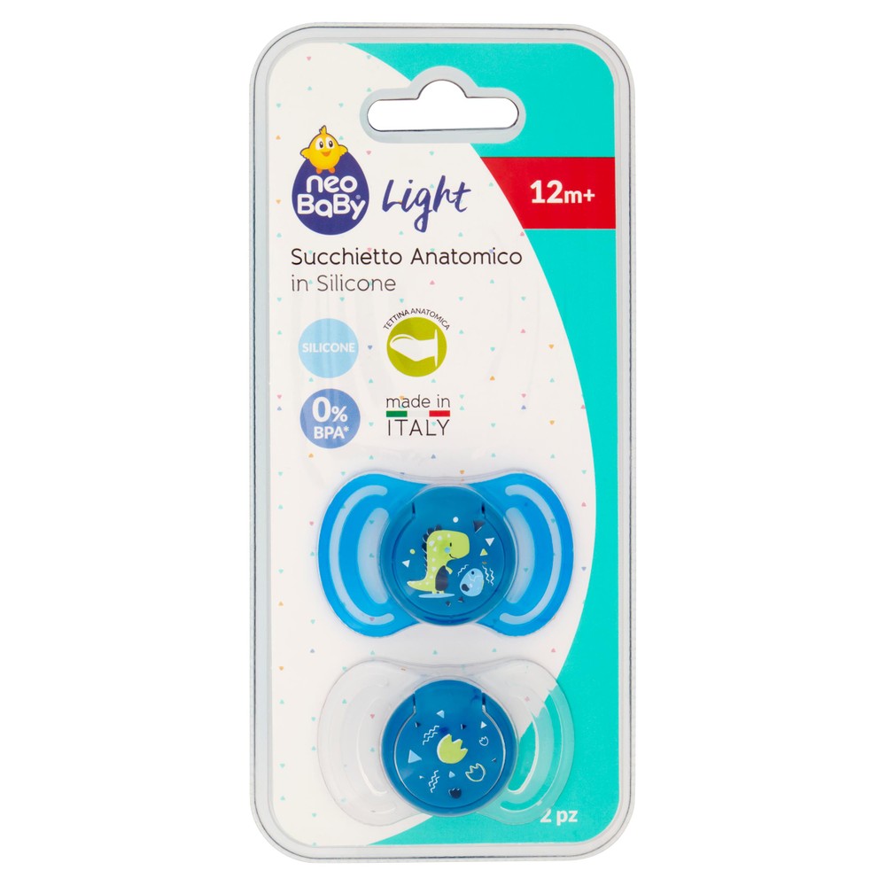 2 Succhietti In Silicone Neobaby 12m+ - Foto 1