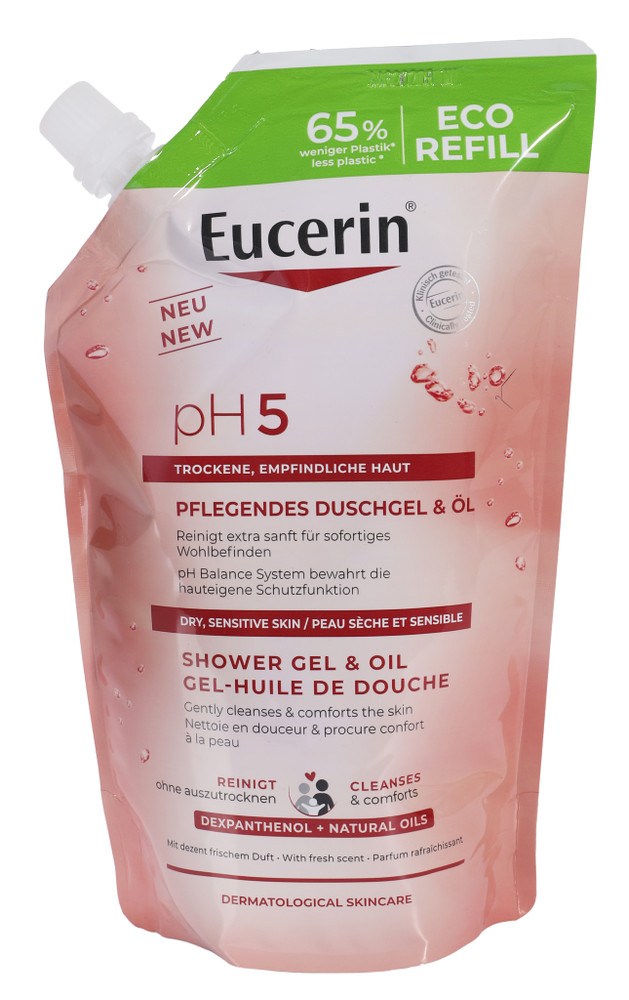 Eucerin Ph5 Gel Olio Doccia Delicato Ricarica - Foto 1