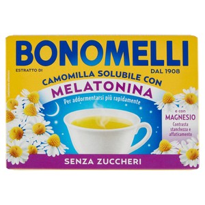 Camomilla Solubile Melatonina E Magnesio No Zucchero 16x4,5g Bonomelli - Foto 1