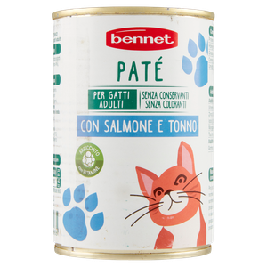 Pate' Gatti Gatto Con Salmone E Tonno Bennet - Foto 3