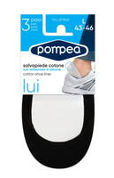 Salvapiedi Uomo 43 / 46 Nero Conf Da 3 Pompea Salvapiedi Uomo 43 / 46 Nero Conf Da 3 Pompea