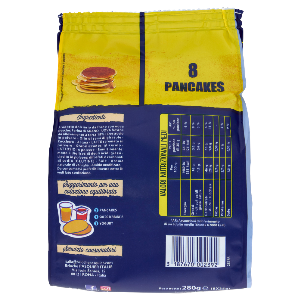 Pancakes Soffici 8 Pezzi Brioche Pasquier - Foto 3