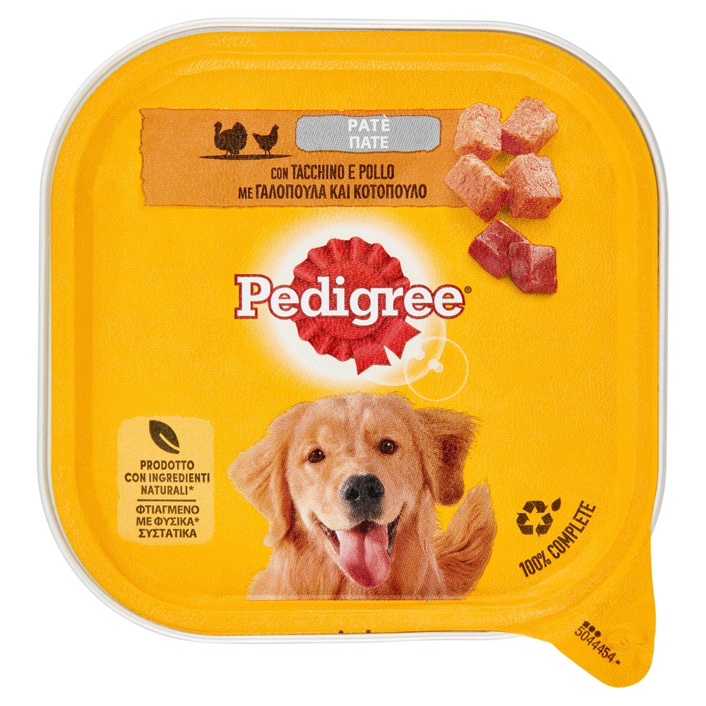 Pedigree Vaschetta Cibo Umido Per Cani Adulti, Con Pollo E Tacchino - Foto 1