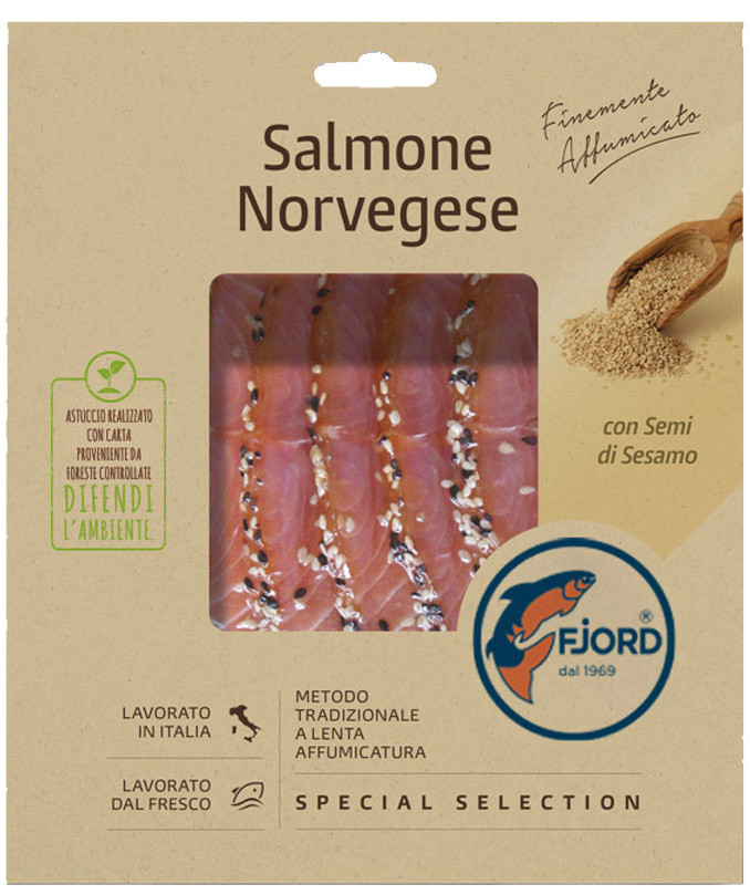 Salmone Norvegese Affumicato Con Sesamo Fjord - Foto 1