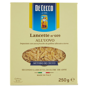 Pastina Lancette All'uovo N.609 De Cecco - Foto 1