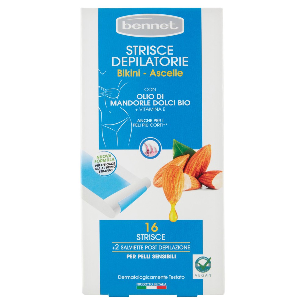 16 Strisce Depilatorie Bikini Bennet - Foto 1