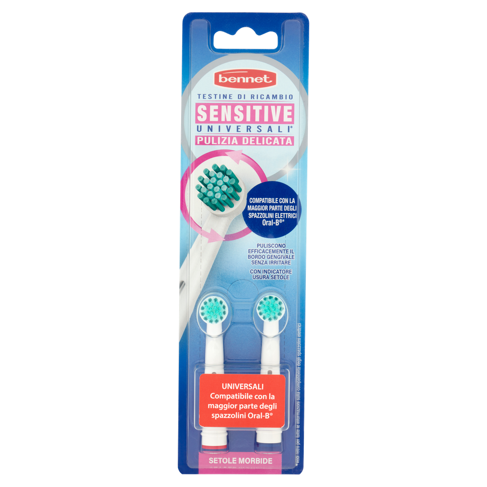 Testine Ricambio Spazzolino Elettrico Sensitive Universali Bennet - Foto 1