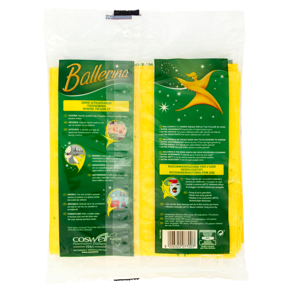 Panno Giallo Vim Ballerina - Foto 3