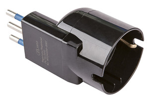 Adattatore Salvaspazio Con Spina 10a + Presa P30 Polypool - Foto 1
