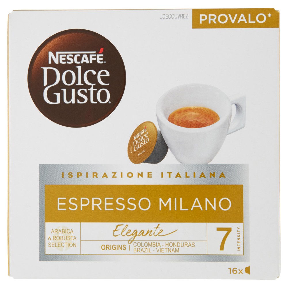 Capsule Espresso Milano Nescafe' Dolce Gusto Conf. Da 16