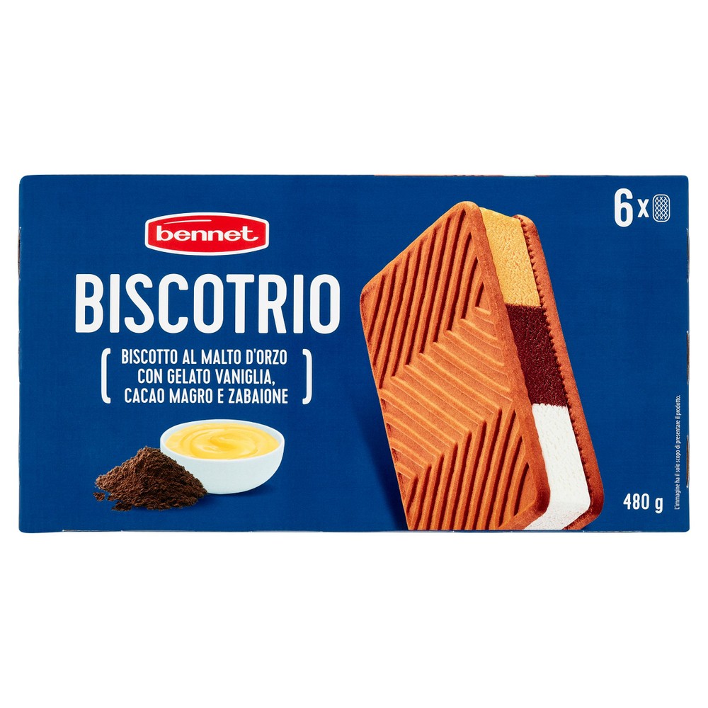 6 Gelati Biscotrio Bennet - Foto 1