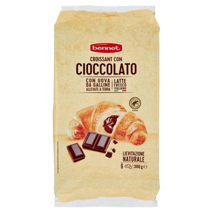 Croissant Farciti Al Cioccolato 6x50g Lievitazione Naturale Bennet - Foto 1