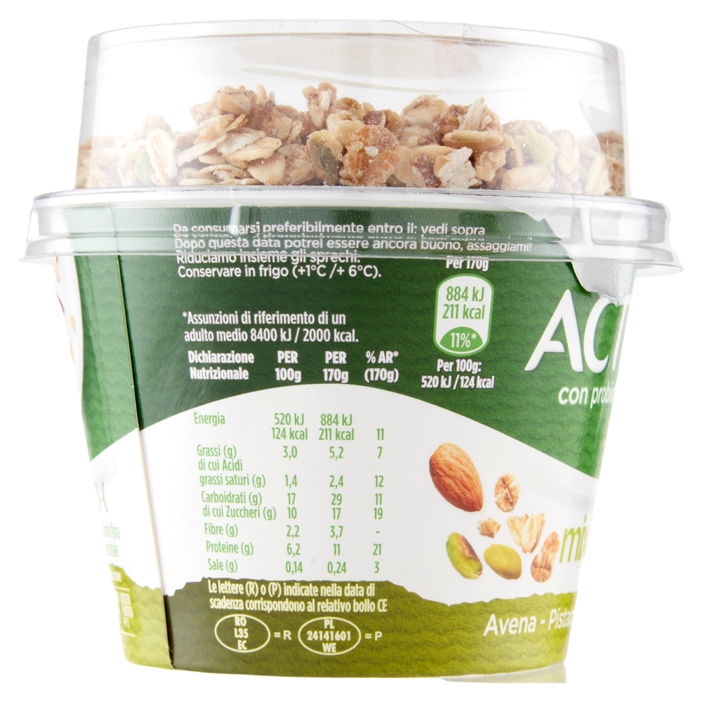 Activia Mix & Go Avena/Pistacchio/Mandorla Danone