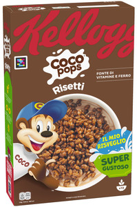 Cereali Coco Pops Risetti Riso Soffiato E Cacao Con Vitamine Kellogg's - Foto 1