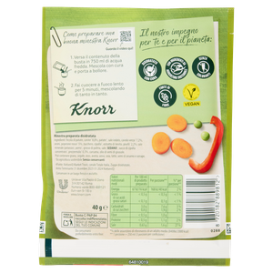 Zuppa Di Verdure In Busta Ingredienti Da Agricoltura Sostenibile Knorr - Foto 3