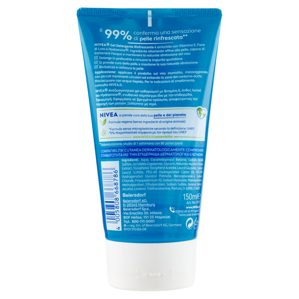 Gel Detergente Viso Rinfrescante Nivea 150 Ml - Foto 3