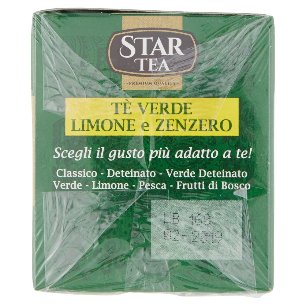 Te' Verde Limone E Zenzero Star 25 Filtri